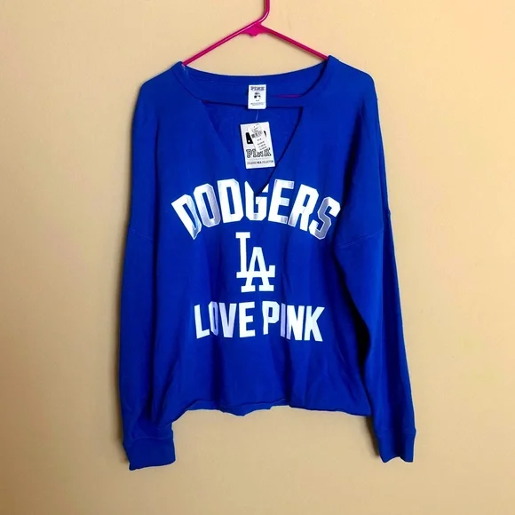 Pink Mlb Dodgers Victoria Secret Pink Dodgers Jacket PINK